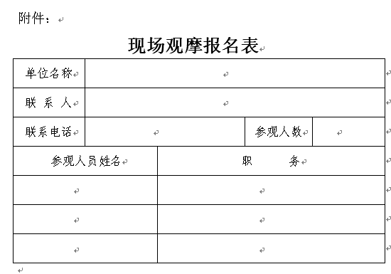 关于组织会员单位观摩学习施工现场的通知