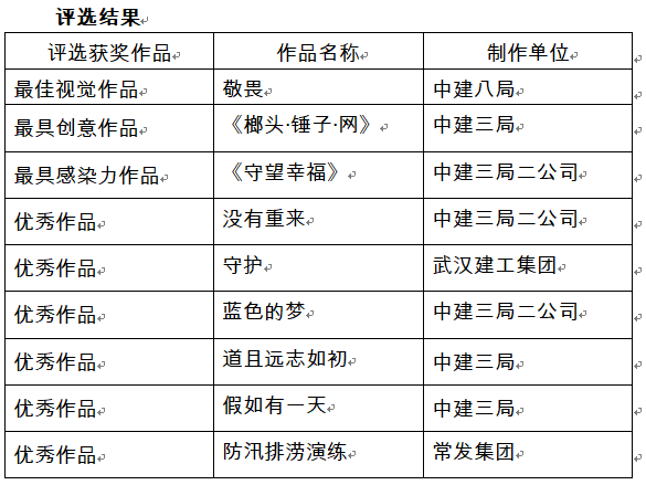 首届武汉“建设安全文明施工”微电影 评选暨授牌仪式成功举办