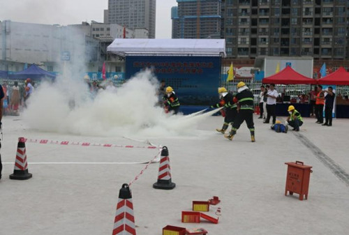 武汉市建设工程2019年度应急演练比武暨安全技防产品观摩会成功举行