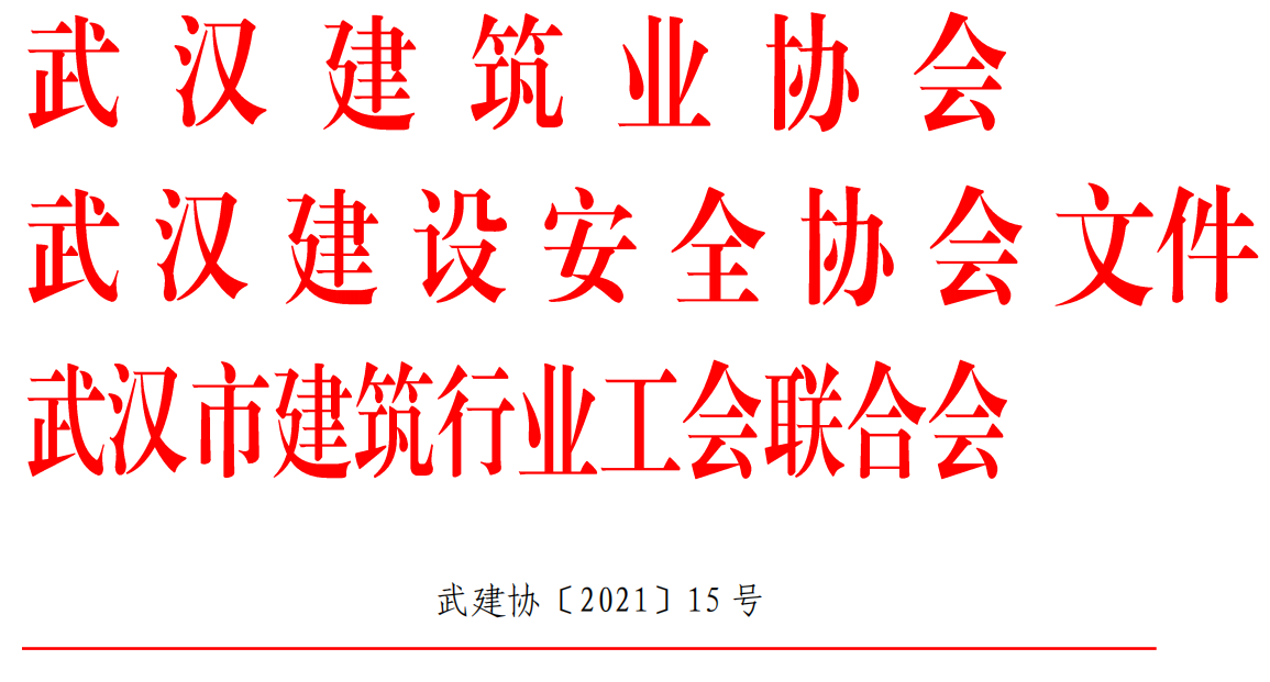 关于举办“中国一冶杯”武汉建筑业 首届危大工程专项施工方案编制技能大赛的通知