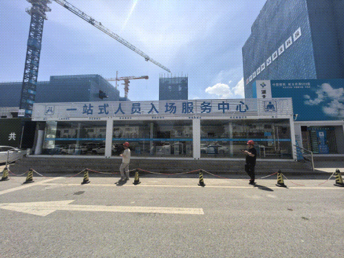 协会组织会员单位观摩汉江国家实验室科研总部项目